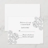 adinkra gye nyame (met uitzondering van God) iii r RSVP Kaartje (Voorkant / Achterkant)