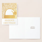 Adinkra kerstkaart folie kaarten (Display)