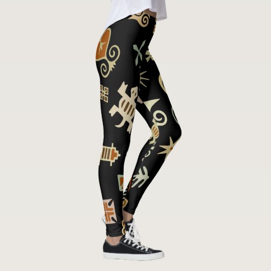 adinkra-Leggings in afrika Leggings (Rechts)