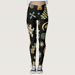 adinkra-Leggings in afrika Leggings