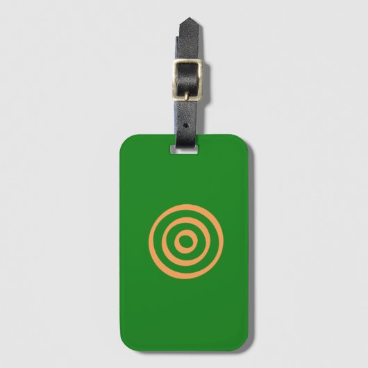 Adinkra (Leiderschap) Bagagelabel (Voorkant (verticaal))