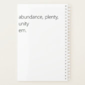 Adinkra Notebook 4 Planner (Achterkant)