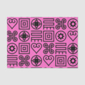 Adinkra Print Tissue Paper Tissuepapier (Voorkant)