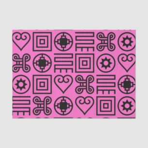 Adinkra Print Tissue Paper Tissuepapier