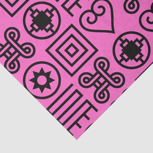Adinkra Print Tissue Paper Tissuepapier (Detail)