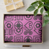Adinkra Print Tissue Paper Tissuepapier (Geschenk)