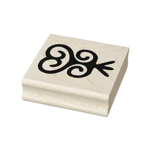 Adinkra Senufo Symbool Rubber Stempel (Stempel)