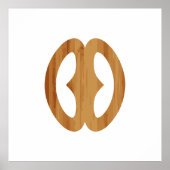 Adinkra Symbol Hope Nyame biribi wo soro Gift Idea Poster (Voorkant)