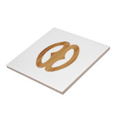 Adinkra Symbol Hope Nyame biribi wo soro Gift Idea Tegeltje (Zijkant)