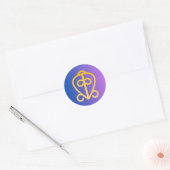 Adinkra Symbol (Kracht van Liefde) Sticker (Envelop)
