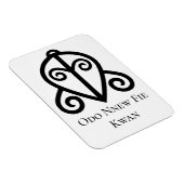Adinkra Symbol ODO NNEW FIE KWAN Love... Magneet (Rechterzijde)