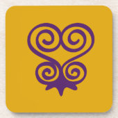 Adinkra Symbol (Sankofa) Onderzetters (Voorkant)