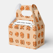 Adinkra Symbolen van West-Afrika Custom Name Bedankdoosjes (Voorkant Zijde)