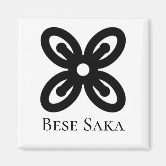 Adinkra Symbols BESE SAKA Sack of Kola Nuts Magneet (Voorkant)