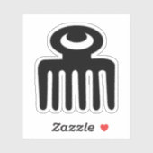 Adinkra Symbool (Beauty) Vinyl Sticker (Vel)