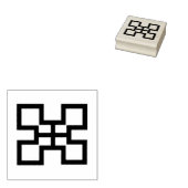 Adinkra Symbool (Excellence) Rubber Stamp Rubberstempel (Gestempeld)