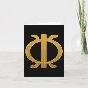 Adinkra-symbool Ghana West-Afrikaanse etnische tro Kaart