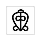 Adinkra Symbool (Kracht van Liefde) Rubber Stamp Rubberstempel (Afrduk)