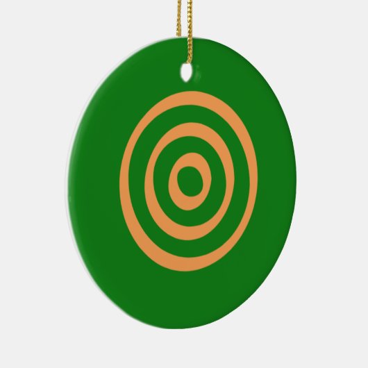 Adinkra Symbool (Leiderschap) Keramisch Ornament (Rechts)