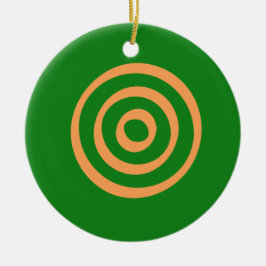 Adinkra Symbool (Leiderschap) Keramisch Ornament