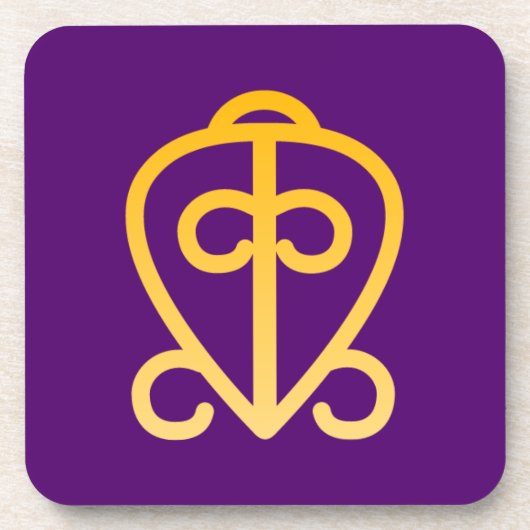 Adinkra Symbool (Liefde) Onderzetters (Voorkant)