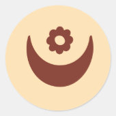 Adinkra-symbool (liefde) sticker (Voorkant)