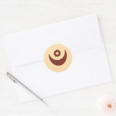 Adinkra-symbool (liefde) sticker (Envelop)
