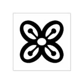 Adinkra Symbool (Overvloed) Rubberen stempel (Afrduk)