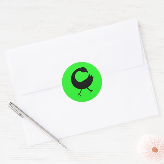 Adinkra Symbool (Sankofa Bird) Sticker (Envelop)