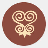 Adinkra Symbool (Sankofa) Sticker (Voorkant)