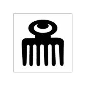 Adinkra Symbool (Schoonheid) Rubber Stamp Rubberstempel (Afrduk)