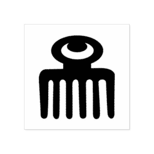 Adinkra Symbool (Schoonheid) Rubber Stamp Rubberstempel (Afrduk)