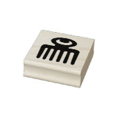 Adinkra Symbool (Schoonheid) Rubber Stamp Rubberstempel (Stempel)