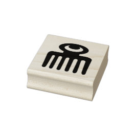Adinkra Symbool (Schoonheid) Rubber Stamp Rubberstempel