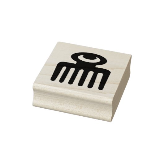 Adinkra Symbool (Schoonheid) Rubber Stamp Rubberstempel (Stempel)