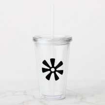 Adinkra Symbool (Wijsheid) Tumbler