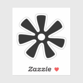 Adinkra Symbool (Wisdom) Vinyl Sticker