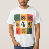 Adinkra-vermogen van transformatie t-shirt (Voorkant)