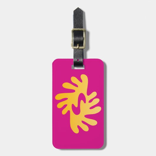 Adinkra (Vrede) Bagagelabel (Voorkant verticaal)