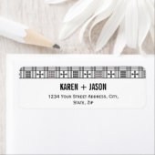 Adinkra West-Afrikaans textiel Etiket (Insitu)