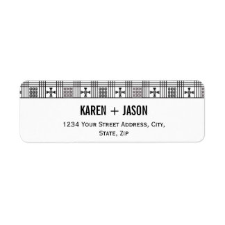 Adinkra West-Afrikaans textiel Etiket