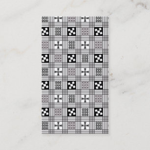 Adinkra West-Afrikaanse textiel Visitekaartje