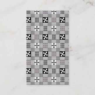 Adinkra West-Afrikaanse textiel Visitekaartje