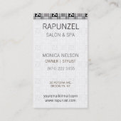 Adinkra West-Afrikaanse textiel Visitekaartje (Achterkant)