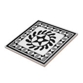 adinkrabloem met rand 12.png tegeltje (Zijkant)