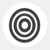 Adinkrasymbool Ronde Sticker (Voorkant)