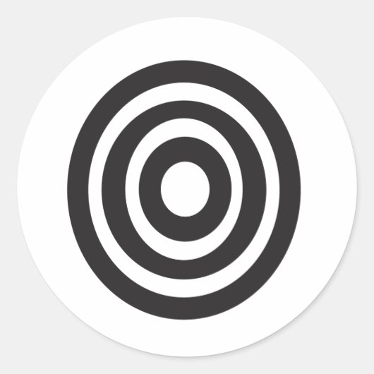 Adinkrasymbool Ronde Sticker (Voorkant)