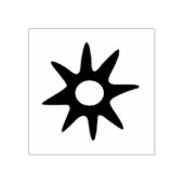 Adinkrasymbool (voogdij) Rubberen stempel (Afrduk)