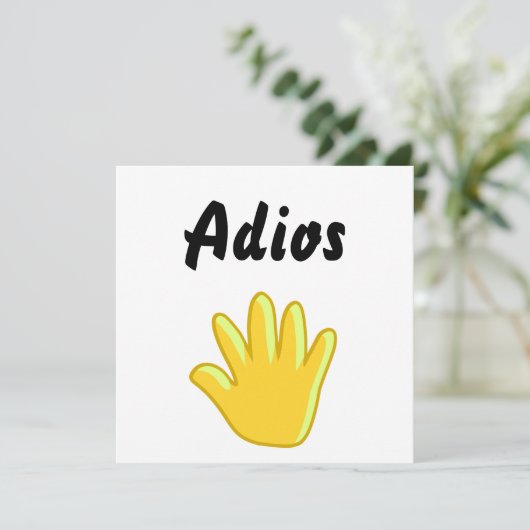 Adios (Staand voorkant)