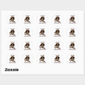 Adios Achos Cinco De Mayo Skeleton Drink Ronde Sticker (Vel)